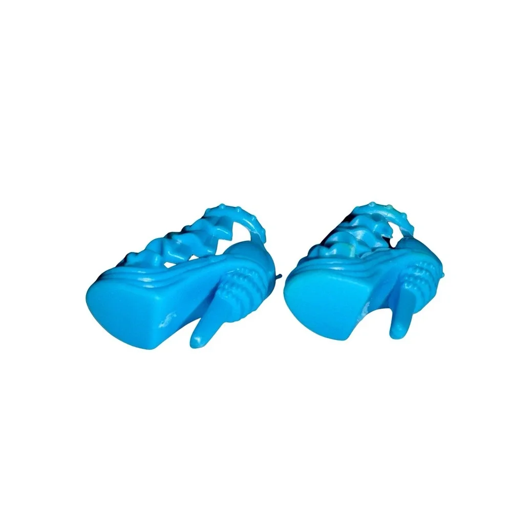 Blue High Heel Sandal Shoes Fit Barbie Doll 1/6 Scale Fashion Doll Unbranded‎